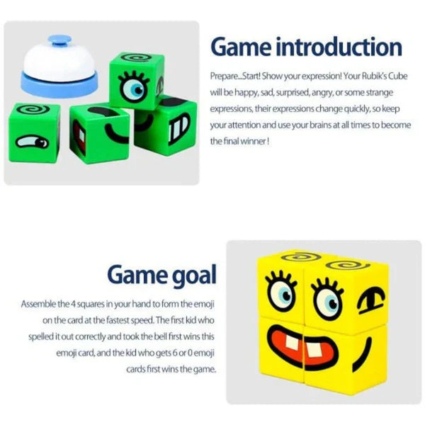 Emotional Intelligence Match Game: Cube & Bell Edition (PREMIUM QUALITY)