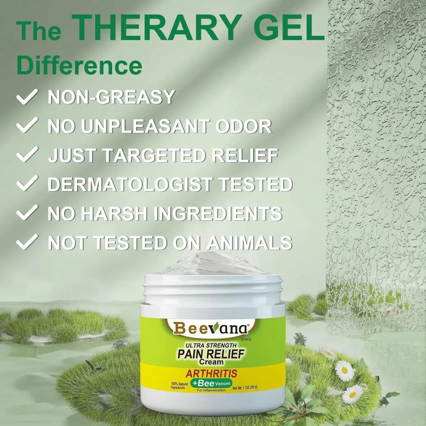 30 DAY MONEY BACK OFFER!! (Pack Of 3) BeeTherapy™ #1 Bee Venom Pain Relief Cream Buy 1 Get 1 Free!