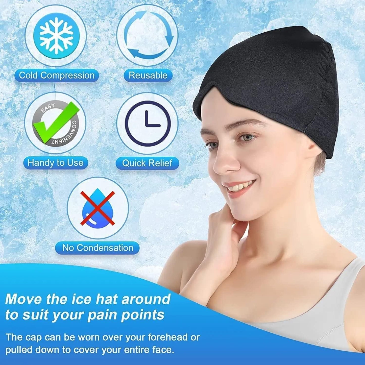 IntelliRelief™️ Migraine Magic Cap: Your Ultimate Headache and Migraine Solution