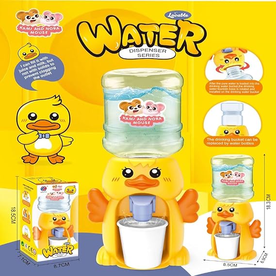 Kids Water Dispenser Toy | Drinking Fountain Pumps Water, Juice & Milk Water (PACK OF 2)