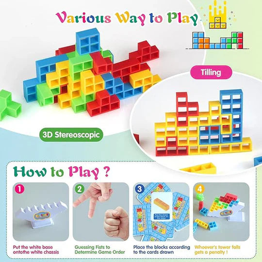 Balancing Tower Game 💥 for Kids & Adults 👨👩👦👦 Mind Game🔥