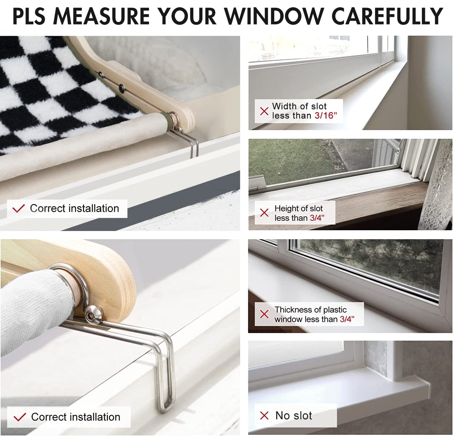 Hammock Cat Window Seat Bed