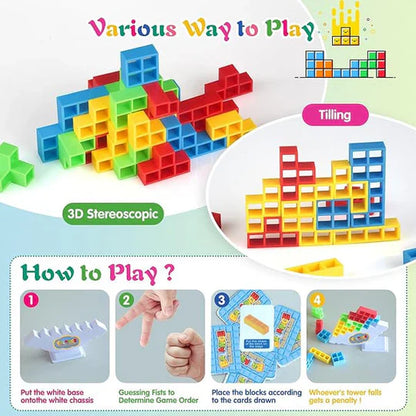 Balancing Tower Game 💥 for Kids & Adults 👨‍👩‍👦‍👦 Mind Game🔥